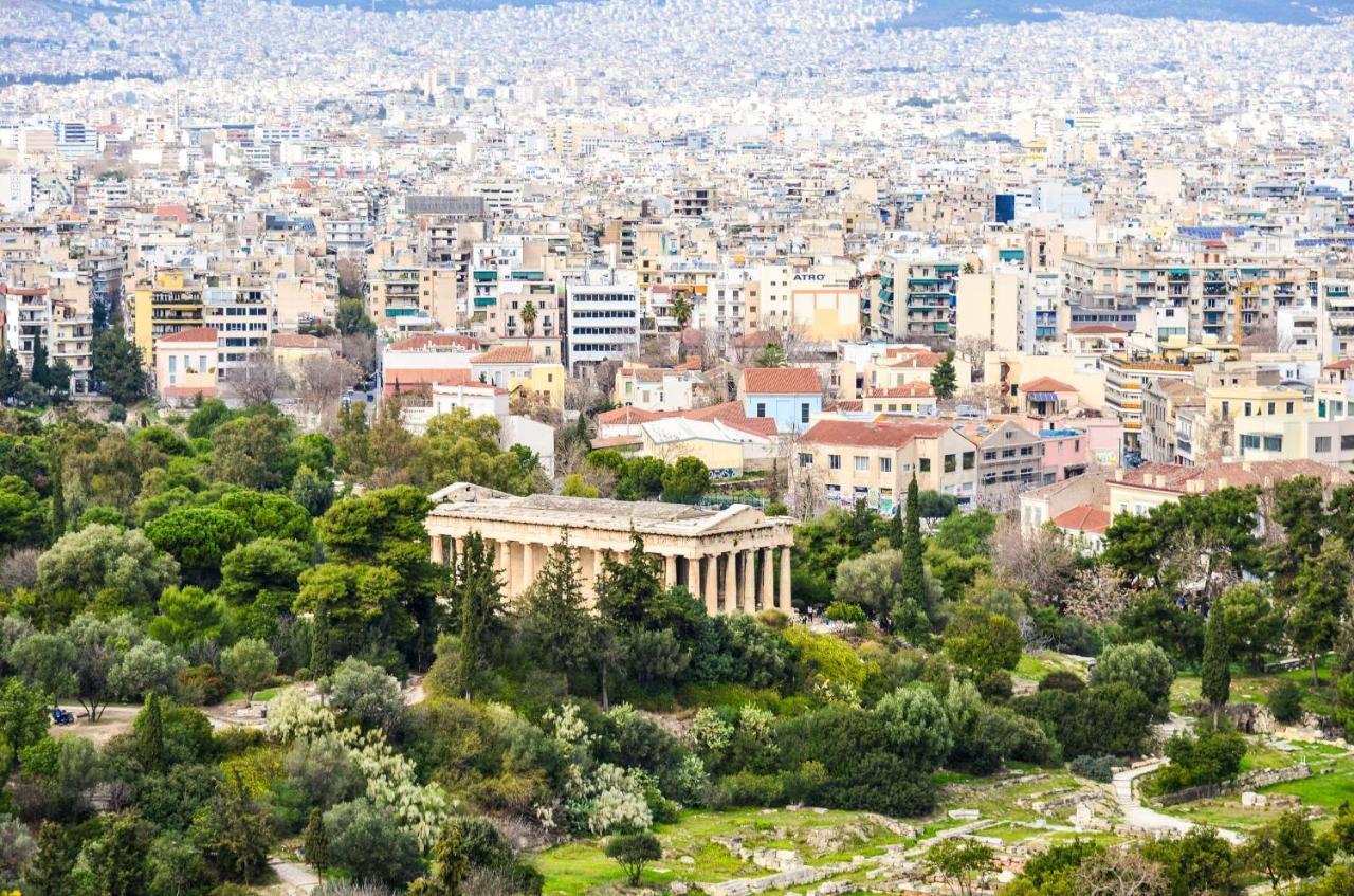 Athens Stylish Next To Acropolis, Metro Stop Fix Eksteriør bilde